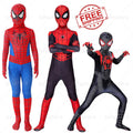 Kids SpiderMan Cosplay Costume Boys Tobey Maguire Outfit Jumpsuit Fancy Dress